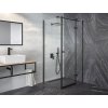 Besco Pixa 90x90x195 štvorcový sprchový kút, čierny, PKL-90-195-B