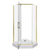 Kerra Kora 90x90 päťuholníkový sprchový kút, 906