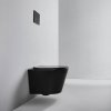 Aplomo Palermo Black WC so sedadlom, bez okrajov, LAVPALBL