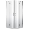 Aplomo Belly-C2 80x80 štvrťkruhový sprchový kút, KTA_052P