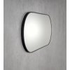 Sapho AROWANA oválne zrkadlo v ráme 120x50cm, čierna mat AWB1250