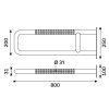 madlo 800x250 mm vykres