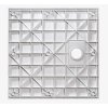 Besco Vexo štvorcová sprchová vanička, biela Veľkosť vaničky: 80x80cm, BV-80-80-K