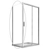 Besco Actis pevná bočná časť, chróm Veľkosť sprchových dverí: 90 cm, PA-90
