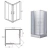 Besco Modern 165 štvorcový sprchový kút Rozmery sprchového kúta: 80x80cm, MK-80-165-C