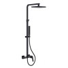 Sprchový set Besco Aspira s batériou, čierny, BP-AN-CZ