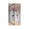 Besco Icon Walk In sprchový kút, čierny Veľkosť: 110 cm, IC-110-200C