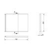 6027 2 scansani wivea kryci panel bocni 75 delka vany 75 cm
