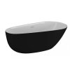 Polimat Shila voľne stojaca akrylátová vaňa 170x85, čierna matná, 00345