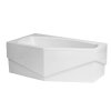 Polimat Marika 140x80 akrylátová vaňa Dĺžka vane: 140 cm, Orientácia: ľavá, MKA14080_LEVA_140_CM