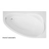 Polimat Marea akrylátová vaňa Dĺžka vane: 150 cm, Orientácia: ľavá, MAR150_LEVA_150_CM