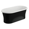 Polimat Amona voľne stojaca akrylátová vaňa 150x75, čierna matná, 00335