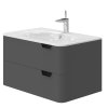 Lavedo Velluto Grey 80 kúpeľňová skrinka s umývadlom, VLT-80_GR