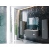 Lavedo Velluto Grey 120 závesná nízka kúpeľňová skrinka, VELLUTO_VLTP-120_GR