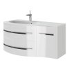 Lavedo Vanessa White 110 kúpeľňová skrinka s umývadlom Orientácia: pravá, VN-110_WH_PRAVA