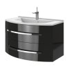 Lavedo Vanessa Black 90 kúpeľňová skrinka s umývadlom, VN-90_BL