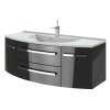 Lavedo Vanessa Black 120 kúpeľňová skrinka s umývadlom, VN-120_BL