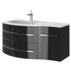 Lavedo Vanessa Black 110 kúpeľňová skrinka s umývadlom Orientácia: pravá, VN-110_BL_PRAVA