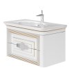 Lavedo Treviso White 100 kúpeľňová skrinka s umývadlom, T-100_WHITE