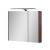 Zrkadlová skrinka Lavedo Senator 80 s osvetlením, BROWN80O