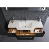 Lavedo Levanto Black 128 kúpeľňová skrinka s umývadlom, LV-128_BL