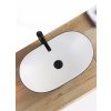 Umývadlo na dosku Rea Royal 62 White Black, REA-U6600