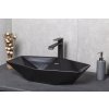 Kerra Kratos 570 čierne keramické umývadlo na dosku, KR570