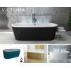 Besco Victoria voľne stojaca akrylátová vaňa Dĺžka vane: 185 cm, WKV-185-WOS