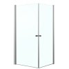 Kerra Madrid štvorcový bezrámový sprchový kút Rozmery sprchového kúta: 80x80cm, 1488_80X