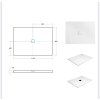 2436 8 nox white obdelnikova sprchova vanicka lity mramor