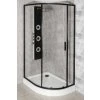 32963 3 sprchovy kout aplomo solid black 100x80 s vanickou l