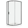 32963 5 sprchovy kout aplomo solid black 100x80 s vanickou p