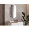 33008 4 lavedo zrcadlo simple oval white v interieru