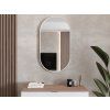 33008 5 lavedo zrcadlo simple oval white interier