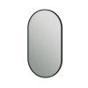 33005 lavedo zrcadlo simple oval black