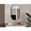 33005 5 lavedo zrcadlo simple oval black interier