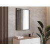33002 3 lavedo zrcadlo simple square white v interieru