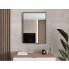 33002 4 lavedo zrcadlo simple square white interier