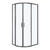 32984 4 sprchovy kout aplomo solid 100x80 d black bez vanicky