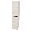 Mereo Mailo, kúpeľňová skrinka vysoká 170 cm, čierne madlo, Multidecor, White Loft Pine CN594LPBWLP1