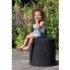 Záhradný stôl Keter Cool Stool grafit, 612091