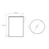 odpadkovy kos soft close 5l 205265205 mm