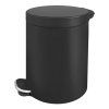 pedalovy odpadkovy kos 5l kov cerna barva