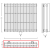 koupelnovy radiator vivat x