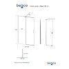 walk in sprchovy kout vayo black