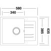 Sinks RAPID 580 Granblack SIGRA580435N30