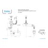 Sinks Sifón 3 ½" pre granitové drezy s extra úsporou miesta SPNG3S