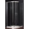 ARTTEC Sprchový kút štvrťkruhový BRILIANT 90 x 90 x 195 cm sivé sklo PAN04690