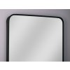 Hopa Zrkadlo bez osvetlenia PIRNA BLACK Rozmer A - 50 cm, Rozmer C - 70 cm OLNZPIR5070B