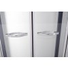 ARTTEC Nástenný sprchový kút COMFORT B 8 hroznové sklo 81 - 86 x 86,5 - 89 x 195 cm XCOM0018